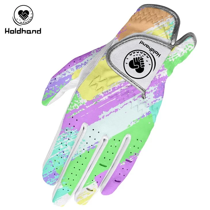 Customized Golf Gloves With Logo, Fashion Printing Design.
