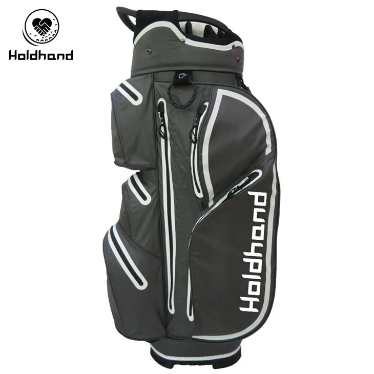 Performance-Oriented Golf Bag Offering 15-Track Divider System, Secluded Putter Storage, Seven Expandable Pockets, Beverage Chilling Pocket, Comfort-Carry Strap, Stowaway Rain Protection - Universally Designed