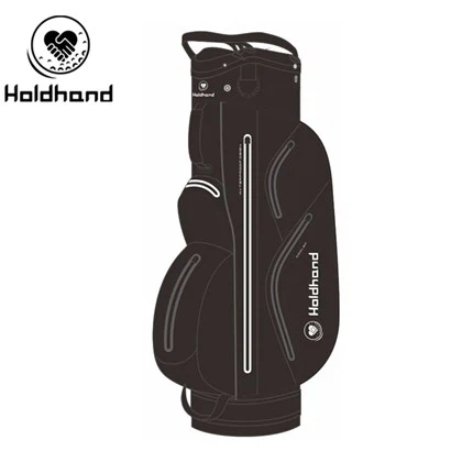 התאמה אישית של צבע לוגו צבע חם עיצוב עור Pu חומר תיק עגלת גולף