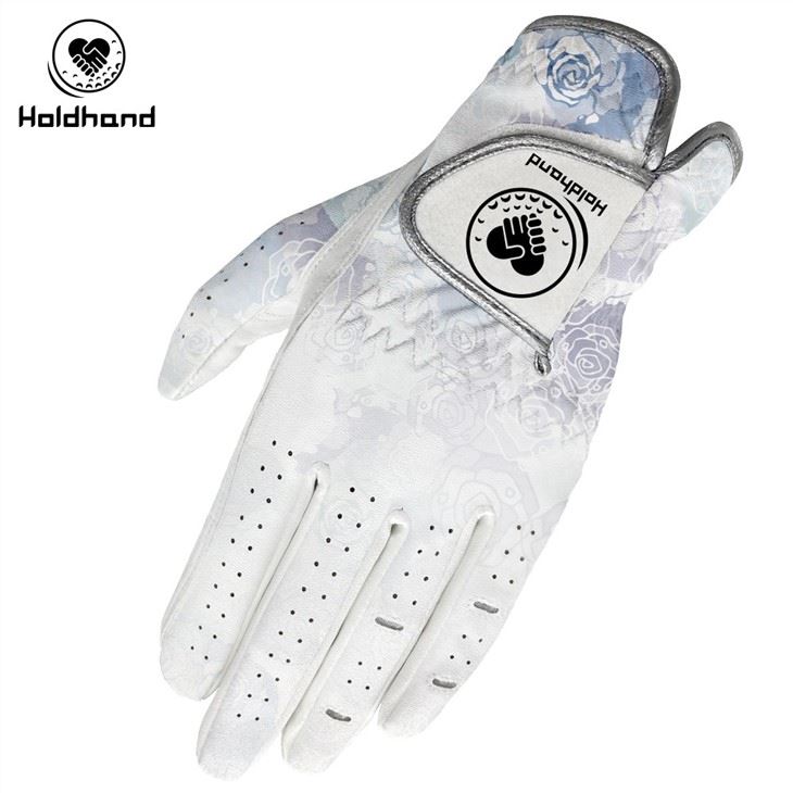 High Quality Guaranteed Vividly Custom Logo Pu Leather Custom Design Cabretta Golf Gloves