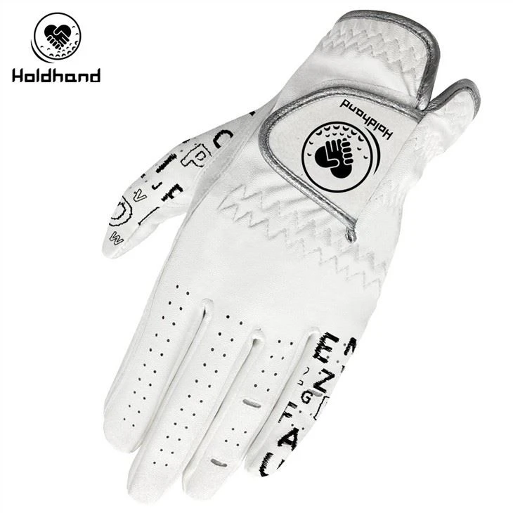 High Quality Guaranteed Vividly Custom Logo Pu Leather Custom Design Cabretta Golf Gloves