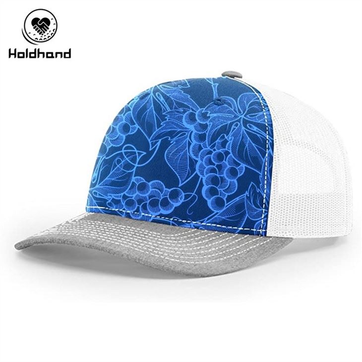 Line Face Print Golf Hat Back Cover Style Is Optional