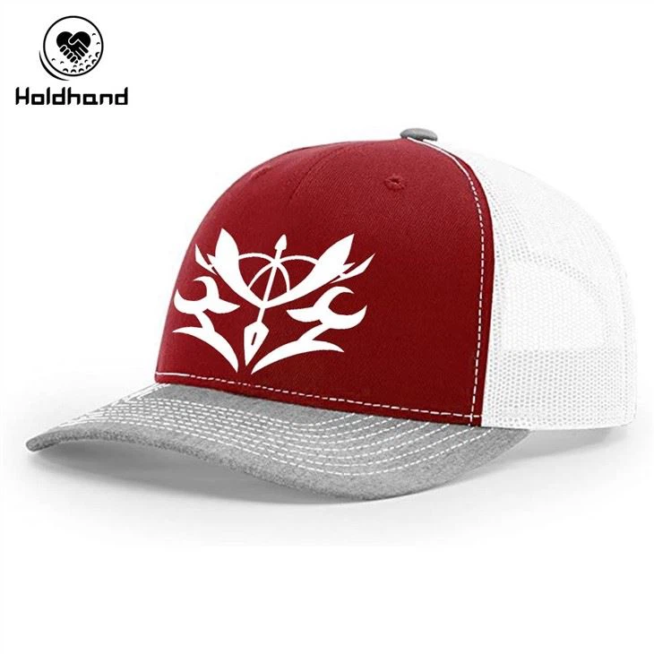 Red Truck Hat Spider Print Golf Outdoor Hat Breathable And Stylish