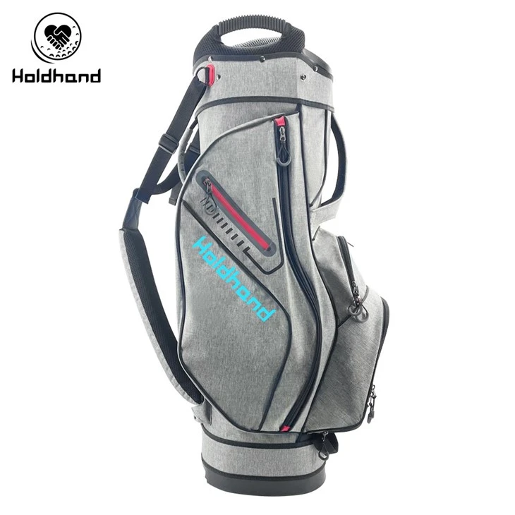 Golf Cart Bag With 15 Way Top Dividers, Lightweight With Individual Putter Well & 7 Pockets, Cooler Bag, Shoulder Strap & Rain Hood, Portable Golf Carry Bag For Men & Women